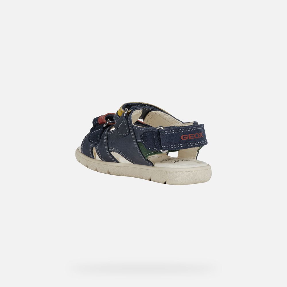 Geox Sandals Navy Alul Boy - Geox Baby Shoes - YLHAXQ348